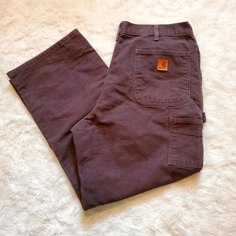Carhartt Dark Brown Work Pants